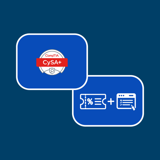 CompTIA CySA+ Exam Voucher (USD) & Practice Exams Bundle