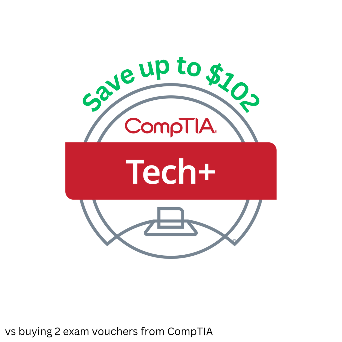 CompTIA Tech+ Voucher (USD)